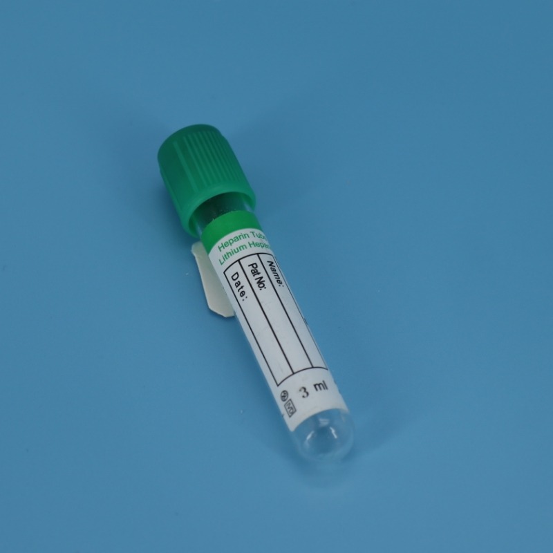 Green Vacuum Blood Collection Tube